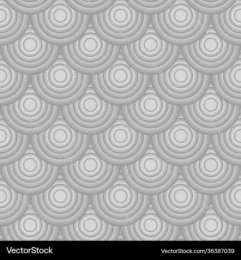 Seamless circle linear pattern geometric weave vector image