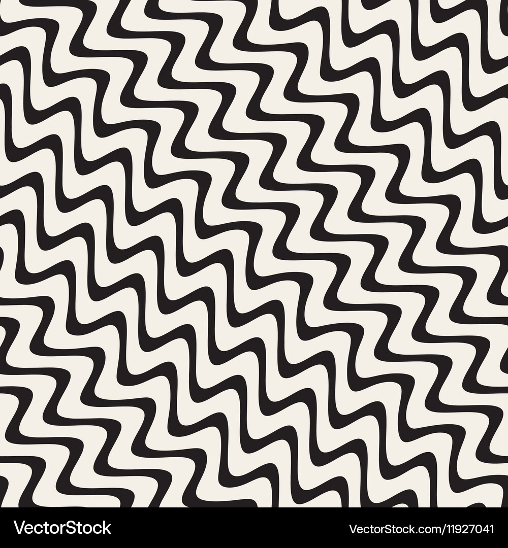 Diagonal Wavy Line Pattern Vector Image
