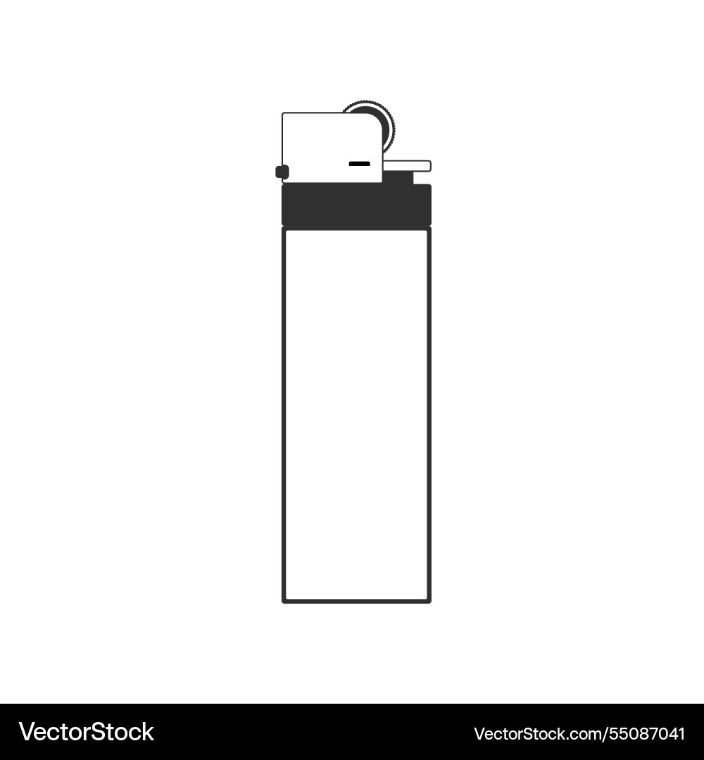 Gas lighter icon empty mock up for your project Gas lighter icon empty mock up for your project Vector Image