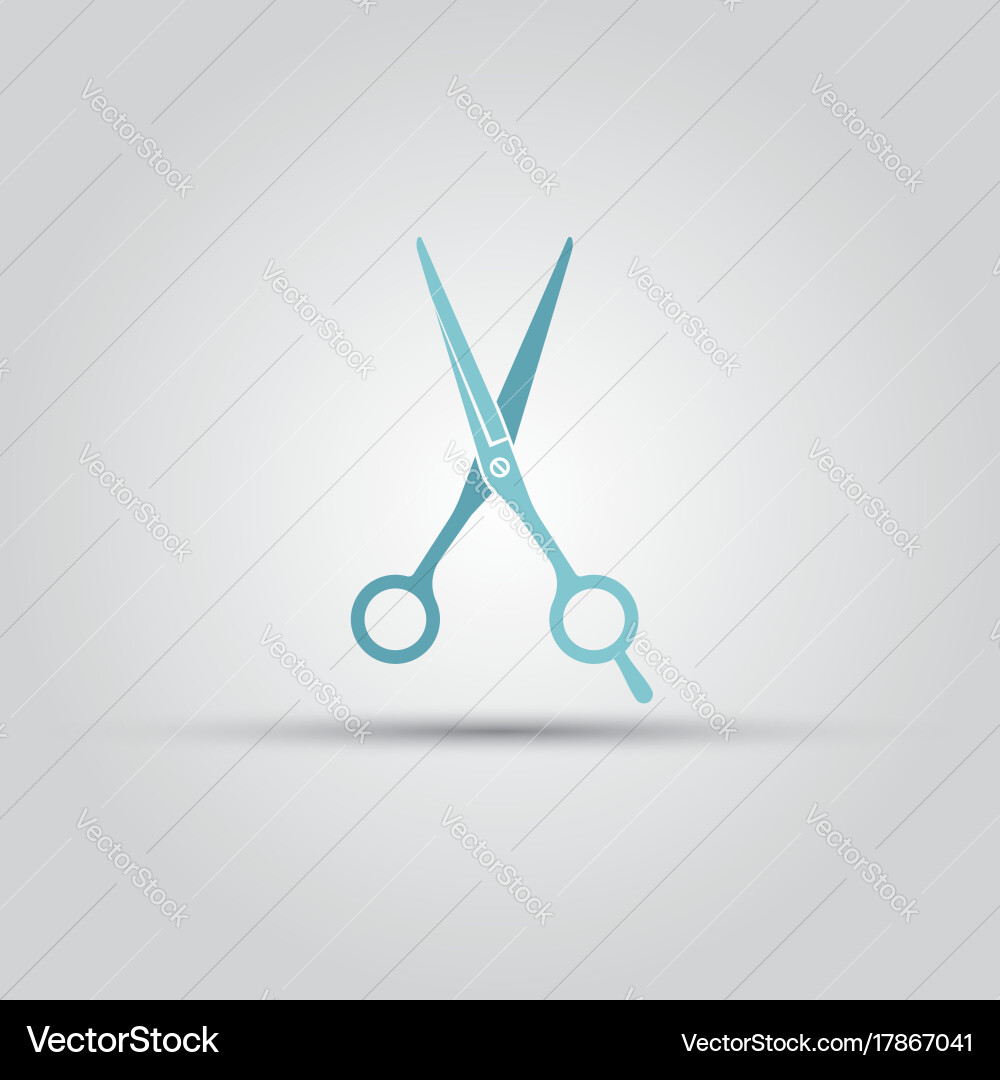 Isolated Scissors Icon vector image