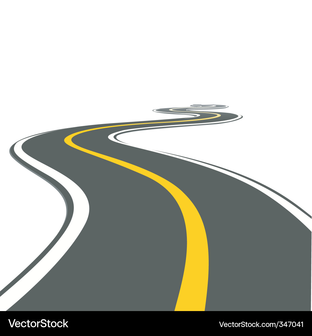 Roadway Abstract Vector Image