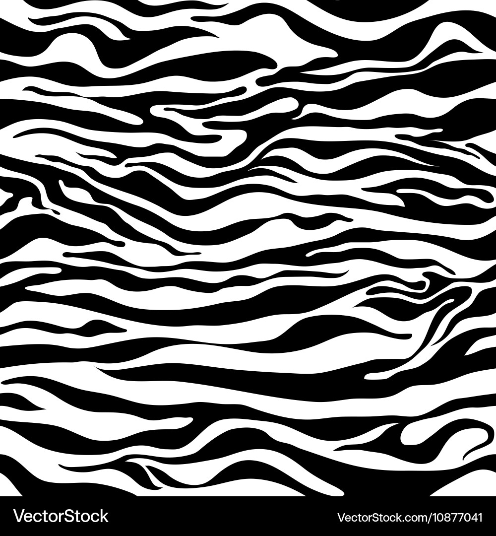 Zebra pattern as a background vector image
