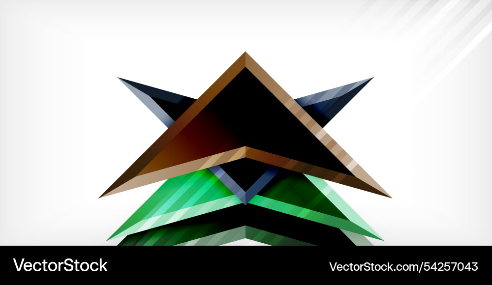 Abstract background color triangles and arrows Abstract background color triangles and arrows Vector Image