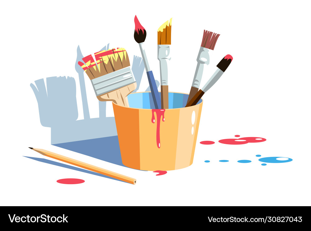 Yellow container different sizes and shapes Yellow container different sizes and shapes vector image
