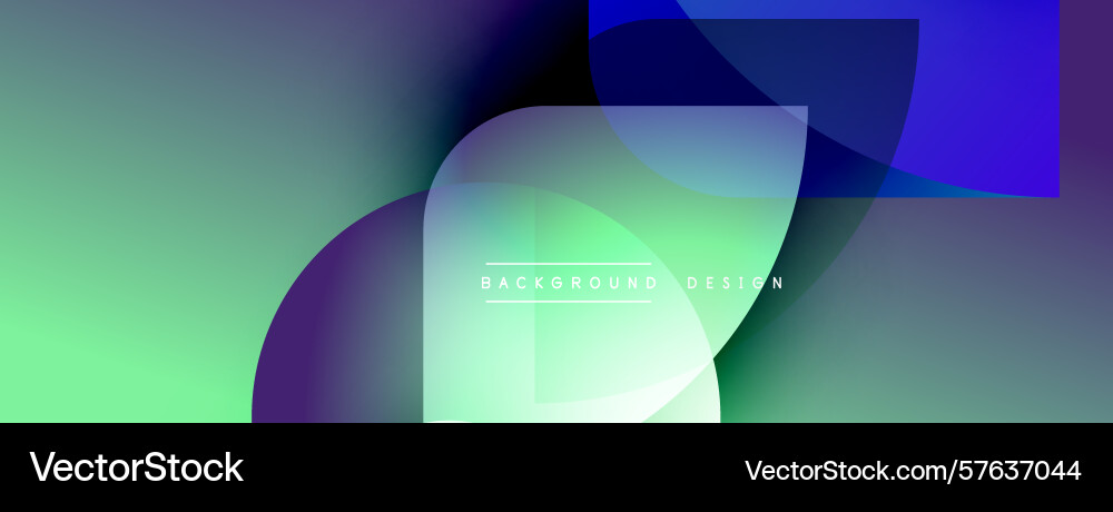 Abstract gradients blend creating dynamic visual Vector Image