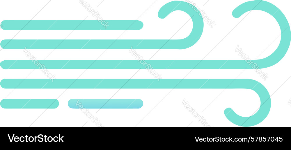 Abstract wavy lines wind effect dynamic motion Vector Image