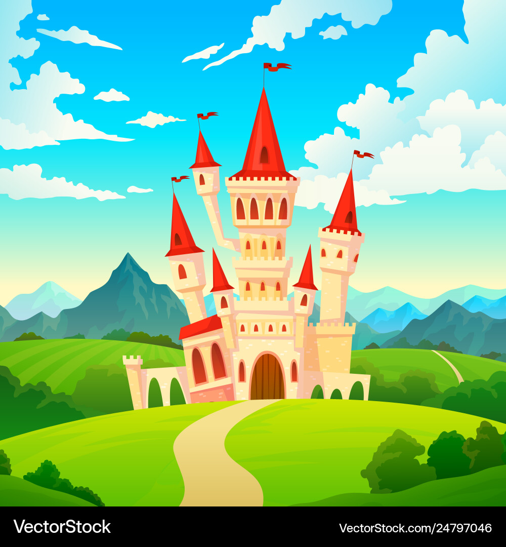 Castle landscape palace fairytale kingdom magical