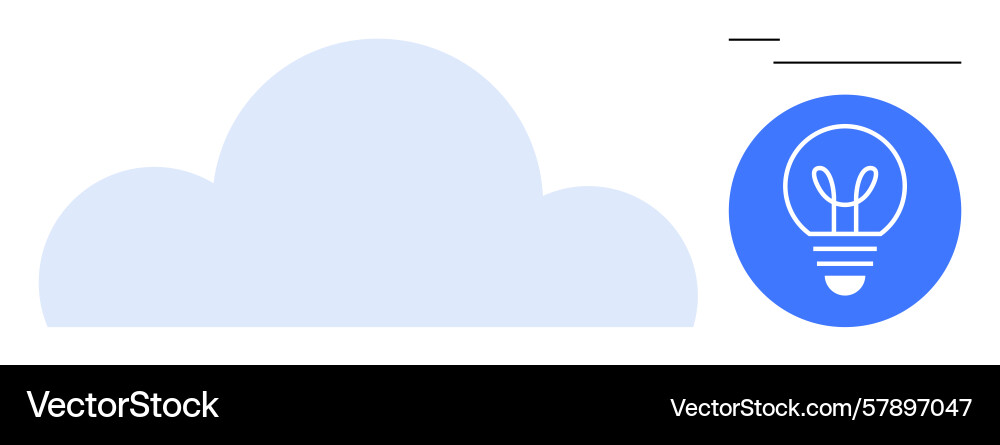 Cloud computing and innovation concept Cloud computing and innovation concept vector image