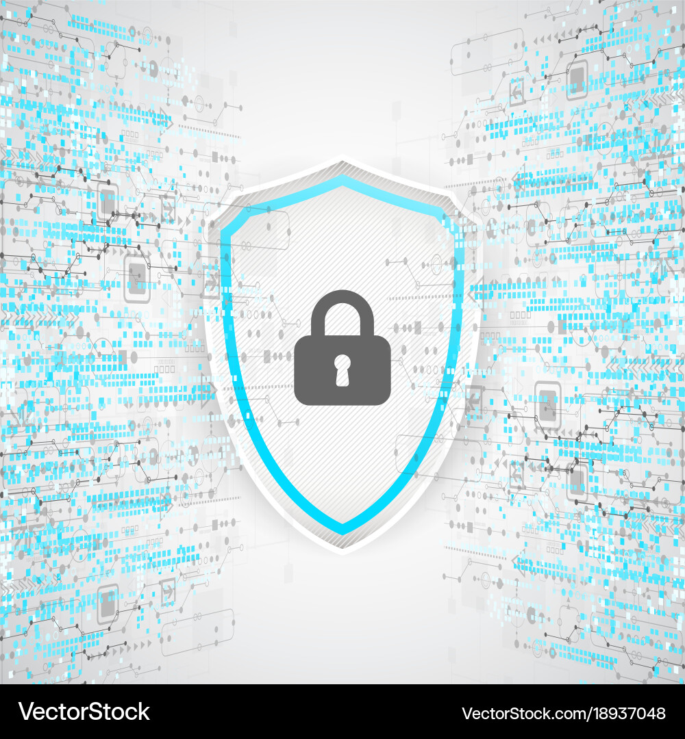 Schutz Hintergrundtechnologie Sicherheitscode Schutz Hintergrundtechnologie Sicherheitscode vektorbild