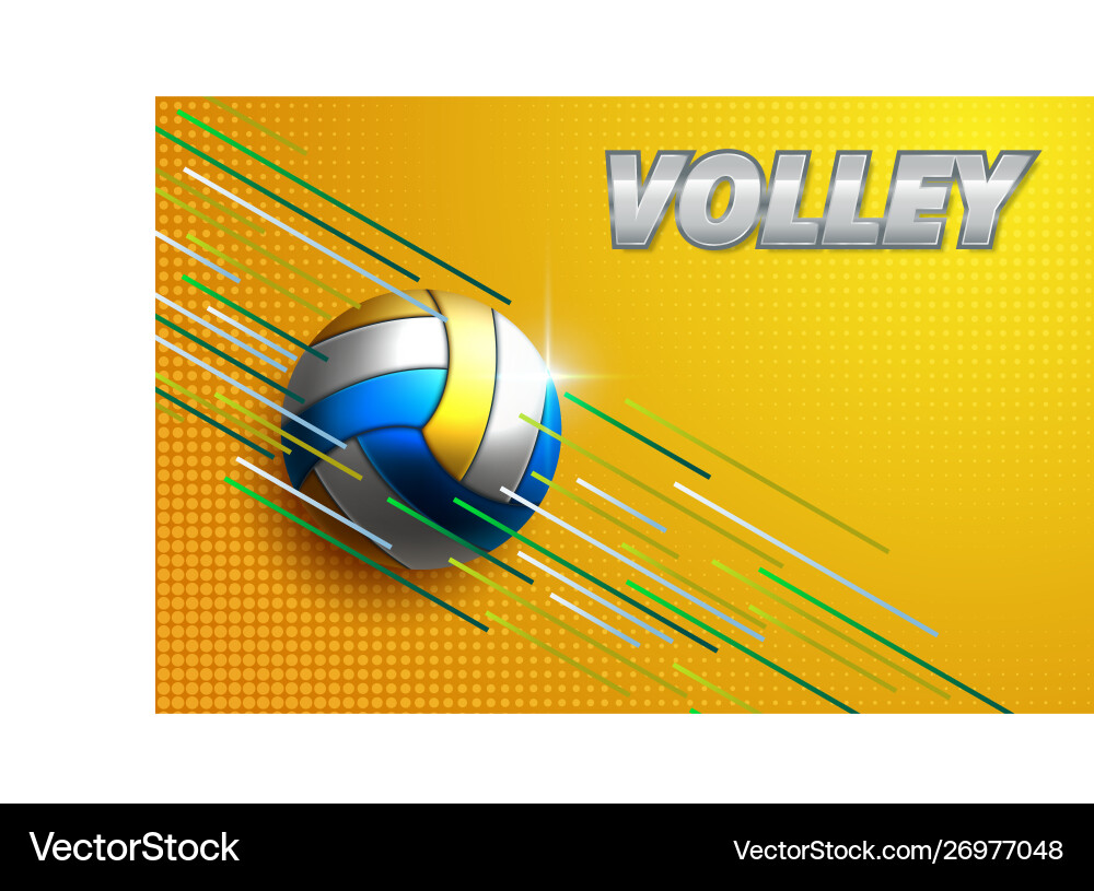 Volleyball Turnier Poster Vorlage Design Volleyball Turnier Poster Vorlage Design vektorbild