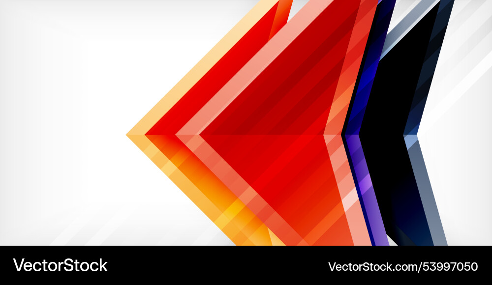 Abstract background color triangles and arrows Abstract background color triangles and arrows Vector Image