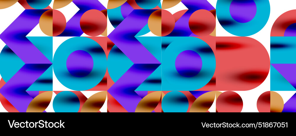 Circle pattern round elements with lines Vector Image