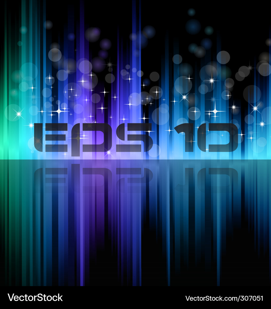 Neon Rainbow Lights Background Vector Image