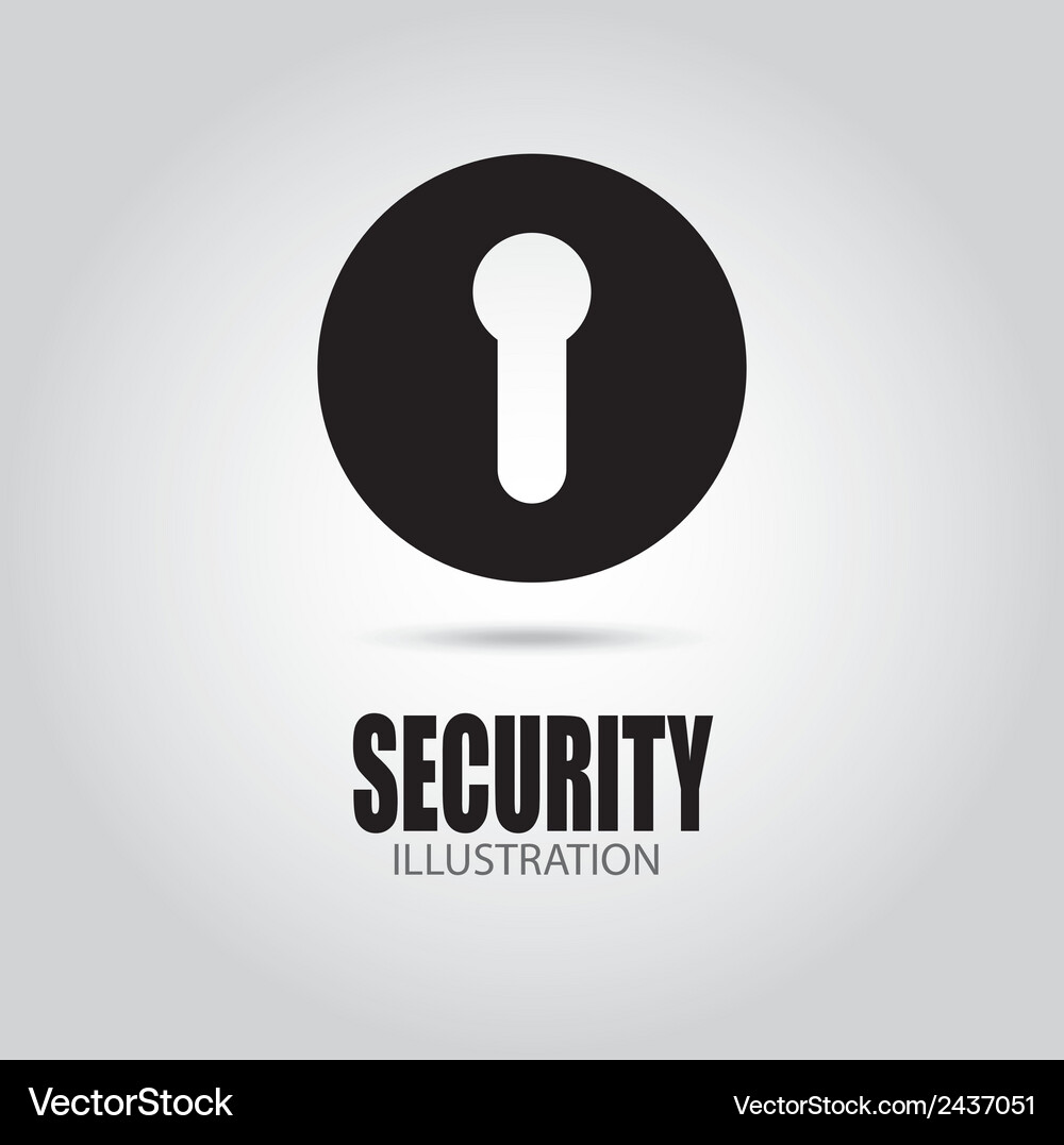Security Icons - Lock and Key Vector Image