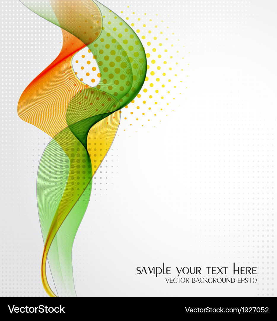 Dynamic Wave Abstract Background Vector Image