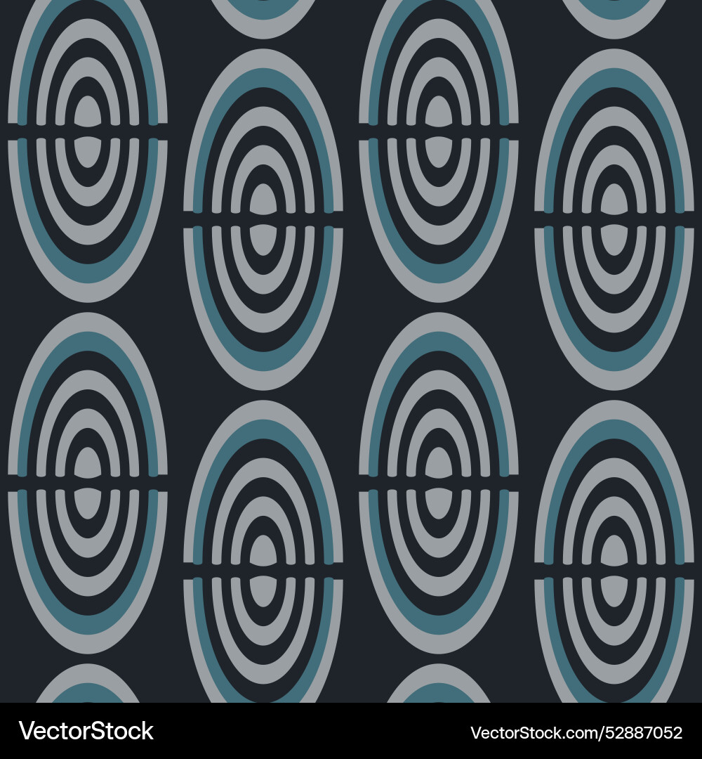 Seamless pattern with abstract shapes geometric vector image