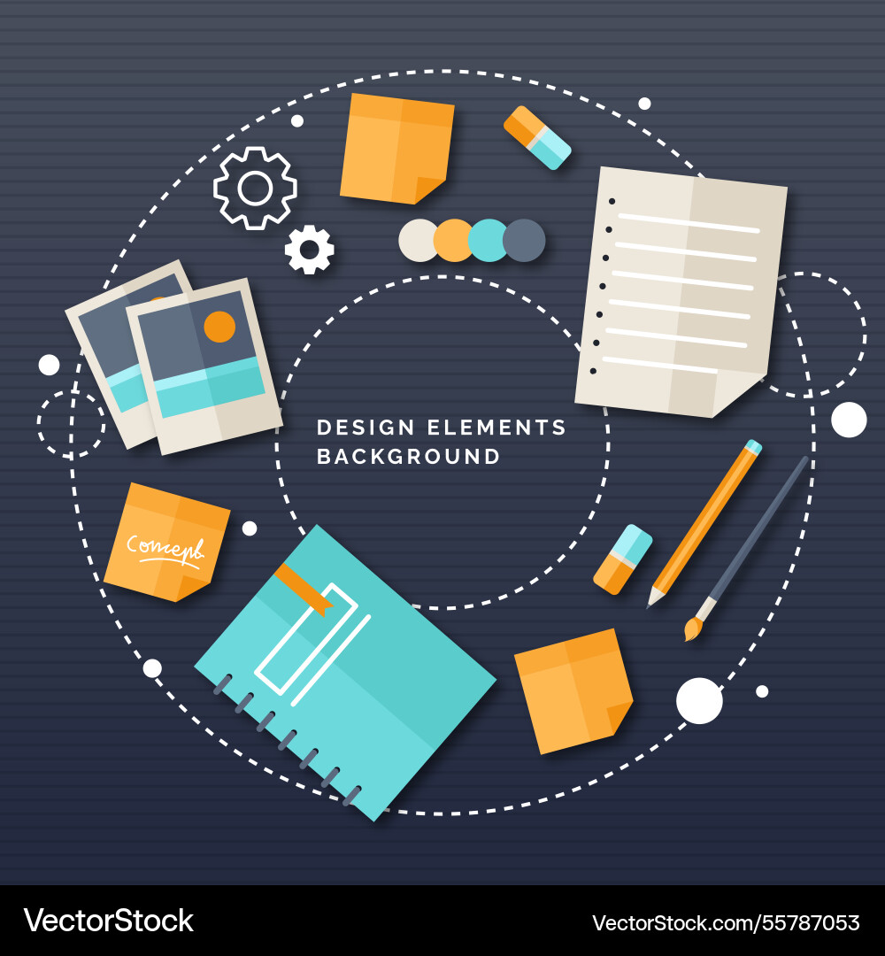 Design elements background Vector Image