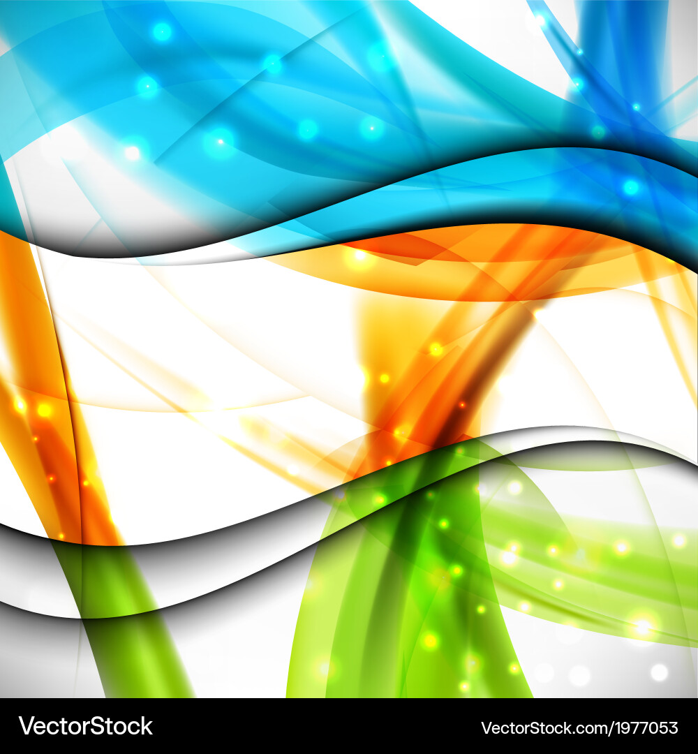 Dynamic Color Swirl Background Vector Image
