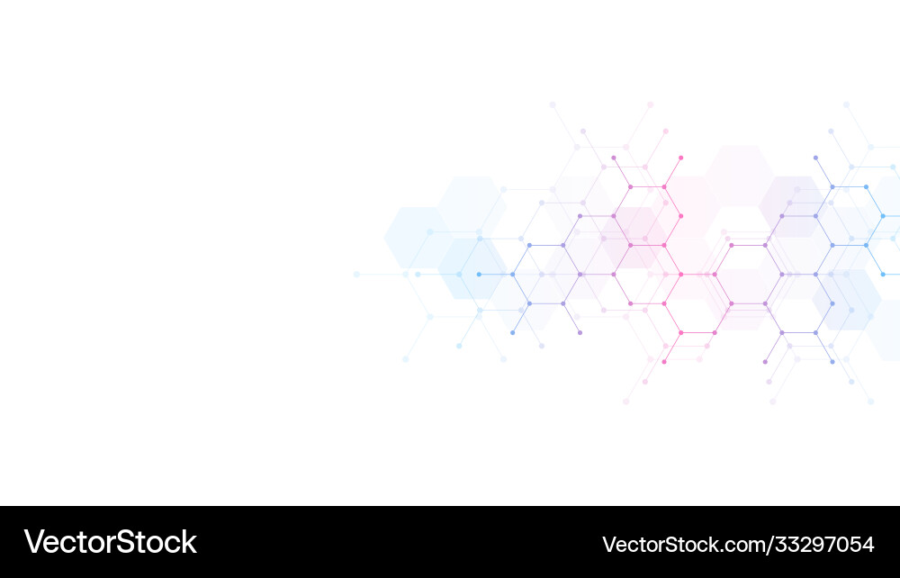 Abstract background with hexagons pattern Abstract background with hexagons pattern vector image