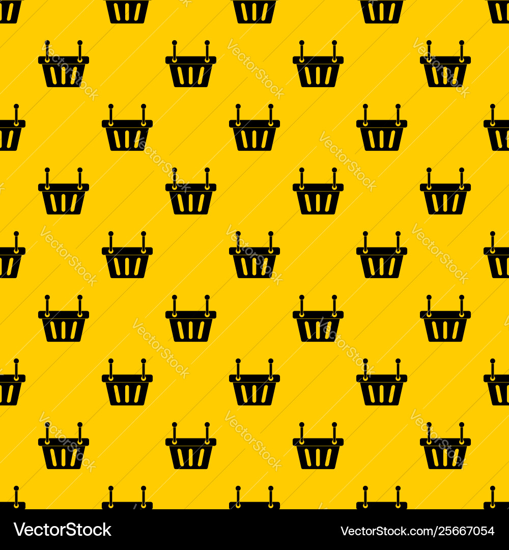 Shopping cart pattern Shopping cart pattern vector image