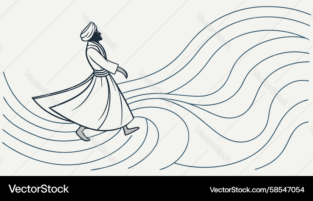 Subtle Wavy Line Pattern Vector Image