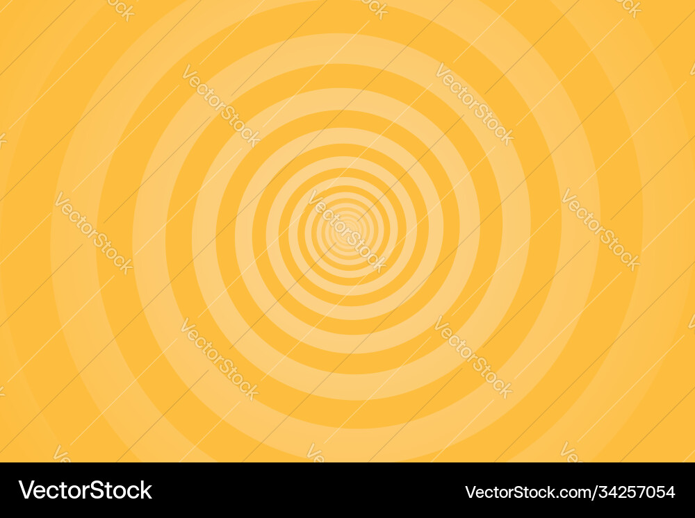 Yellow spiral background swirl circular shape Yellow spiral background swirl circular shape vector image