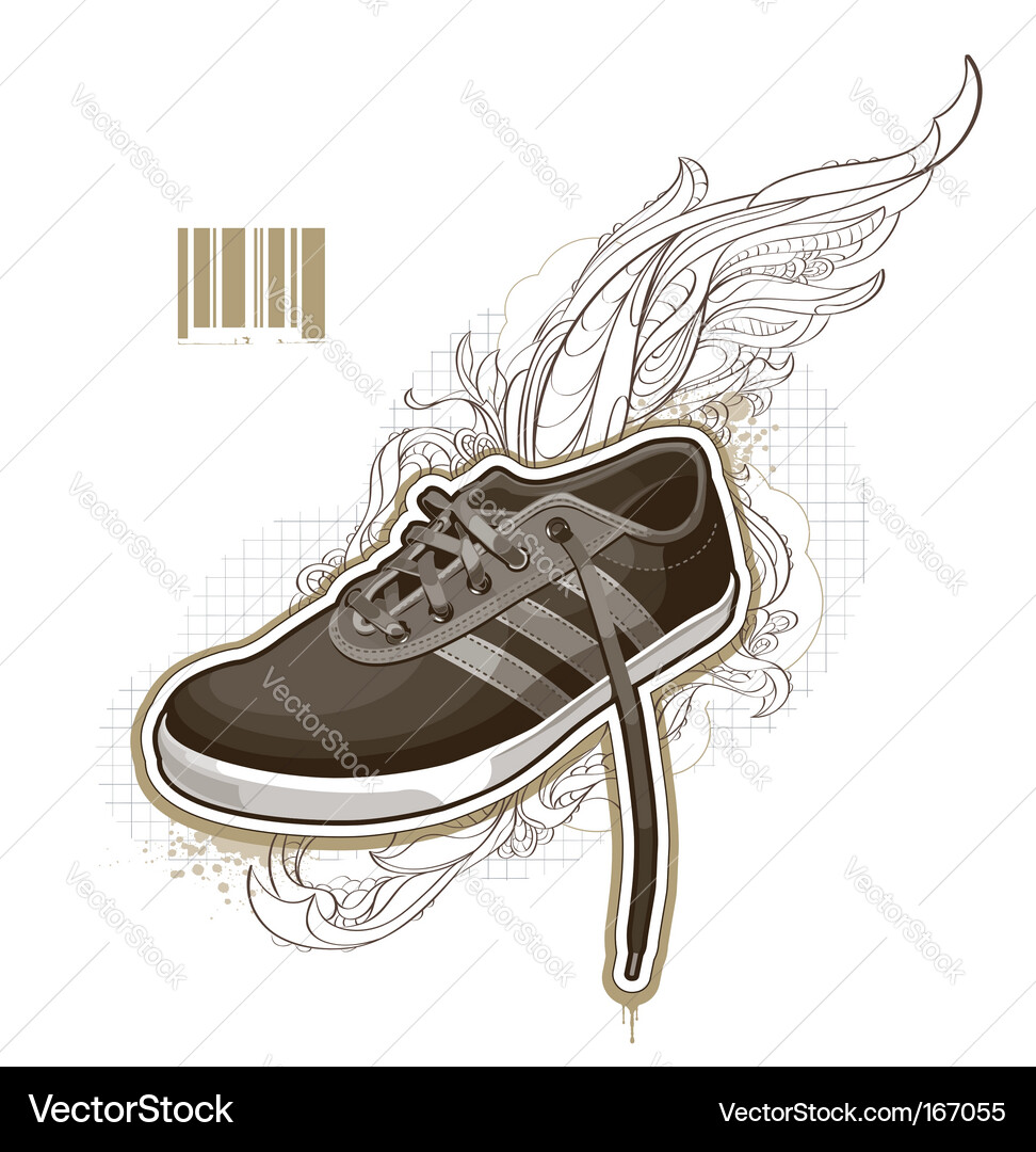 Abstract Boot Splash Vector Image