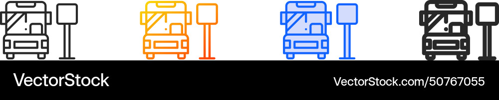 Architecture and city iconthin linear gradient Architecture and city iconthin linear gradient Vector Image