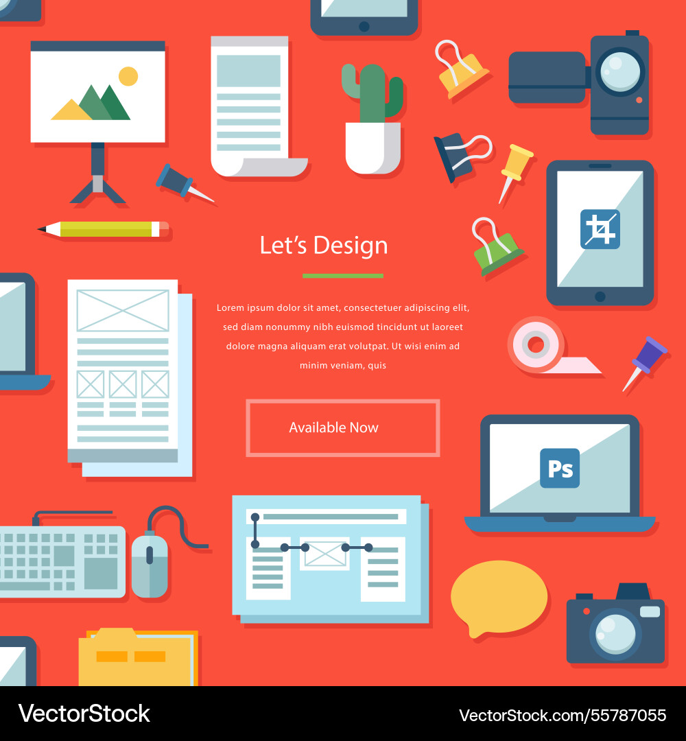 Design elements background Vector Image