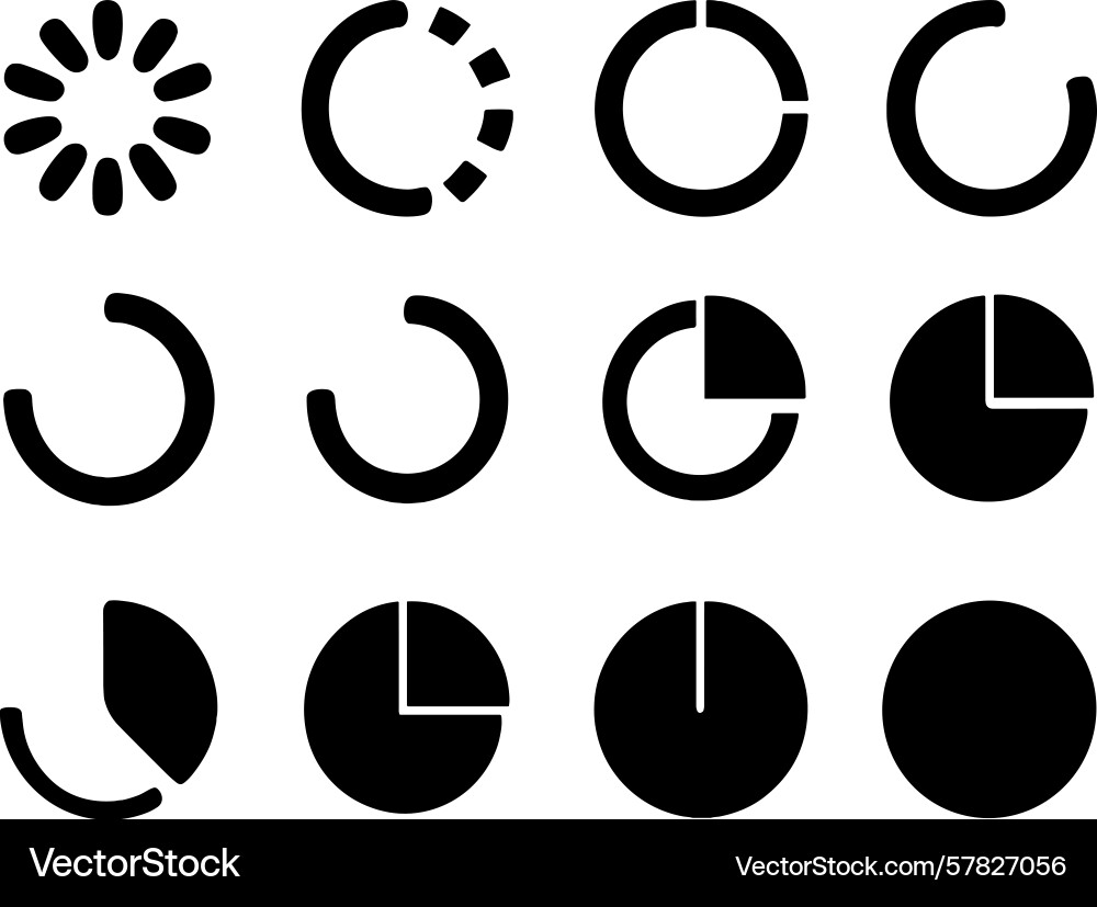 Set of twelve unique web icons showcasing various Set of twelve unique web icons showcasing various vector image
