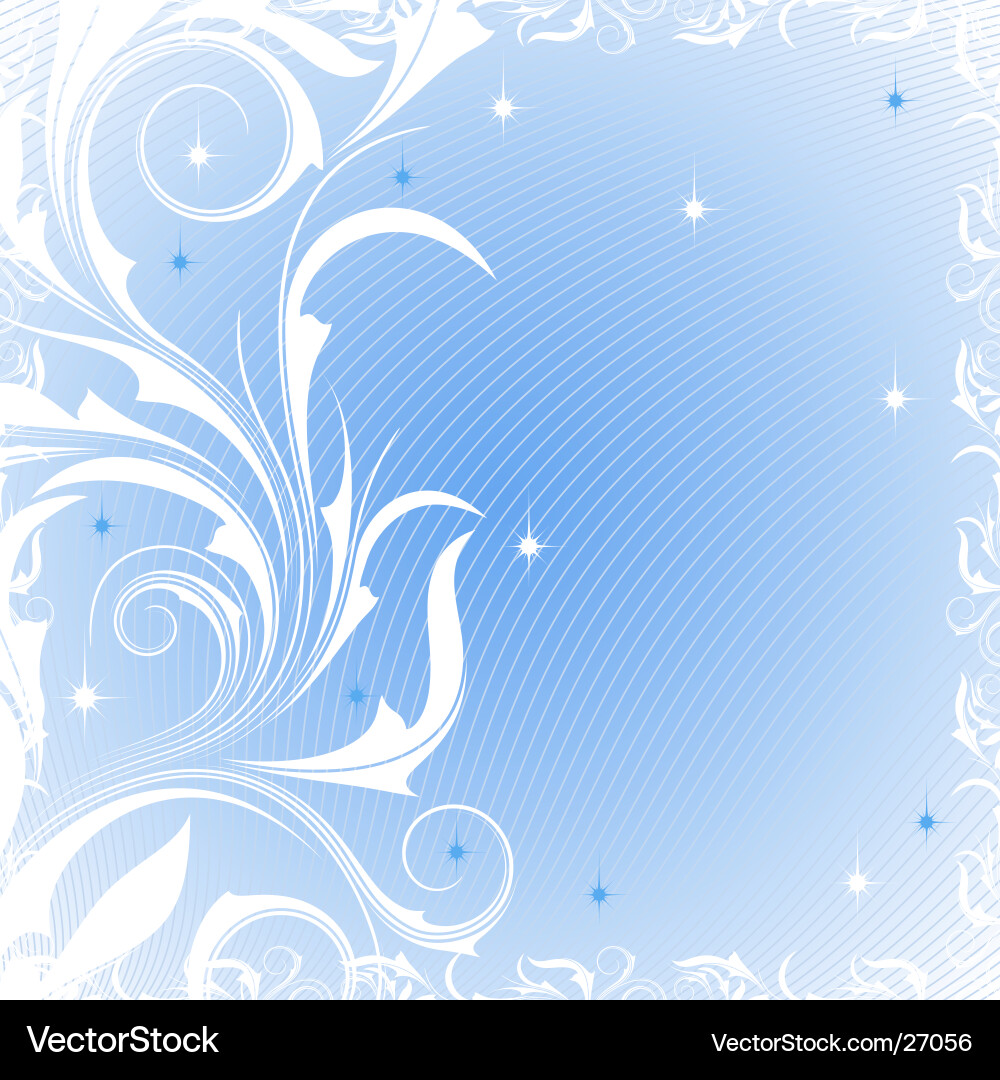 Winter Snowflake Patterns vector image