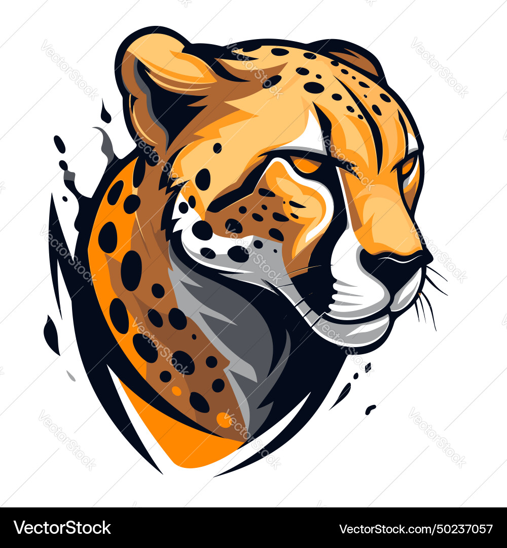 Cheetah Esports Logo Vector Image