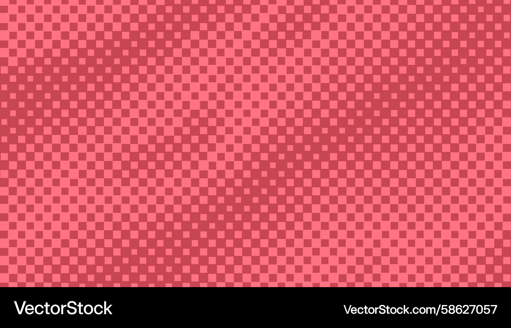 Red square halftone background checkered pattern Vector Image