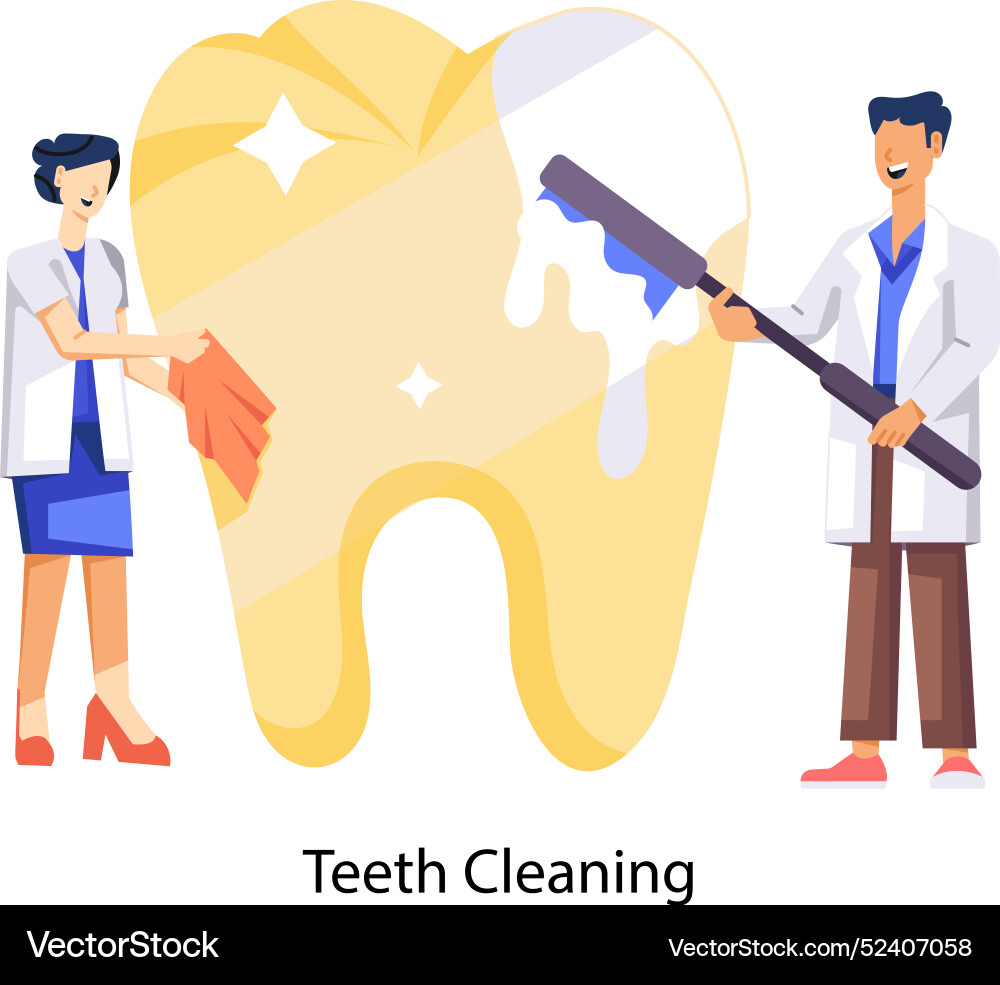 Basic rgba character based of teeth c vector image