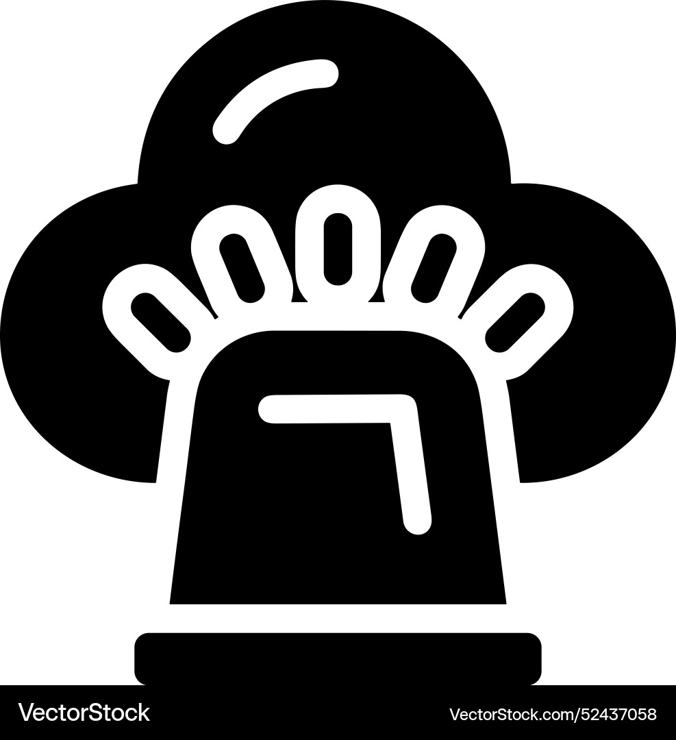 Cloud storage icon symbol image of the database Cloud storage icon symbol image of the database Vector Image