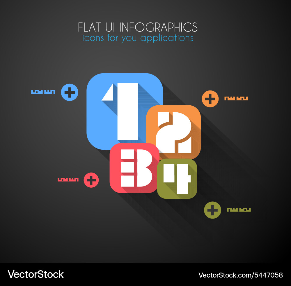 Timeline to display your data with infographic Vector Image