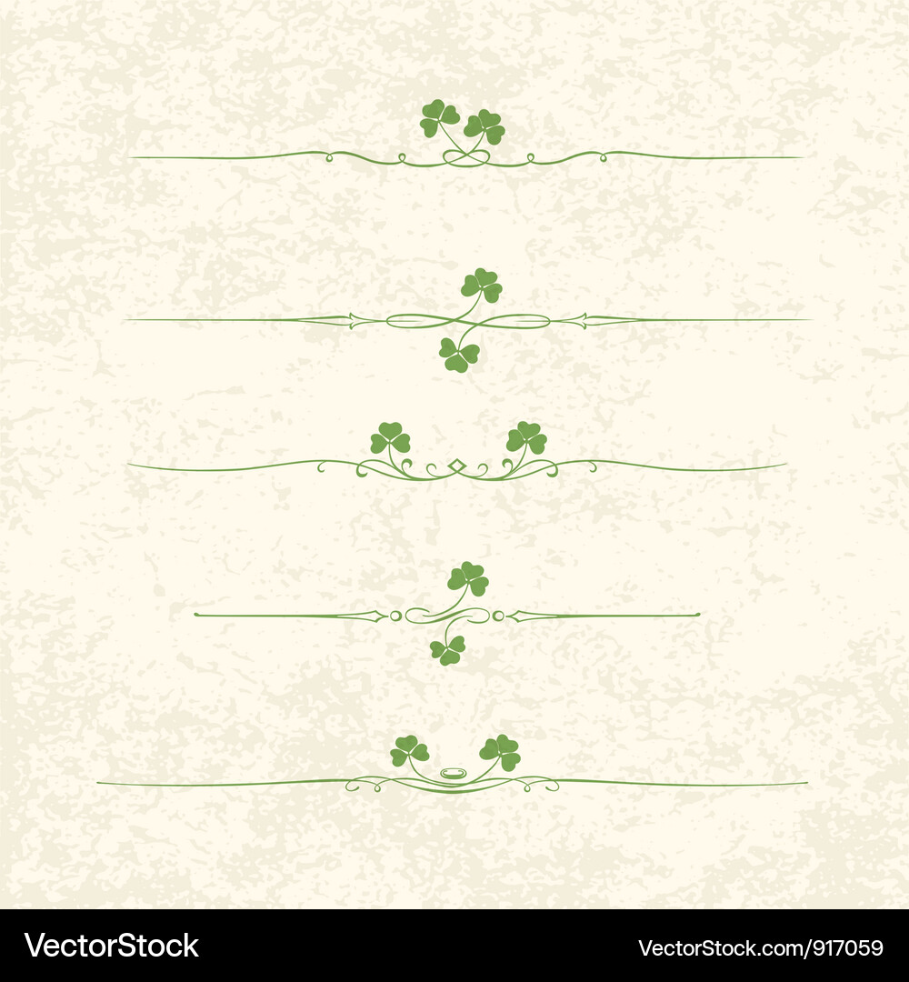 St. Patrick's Day Elements Vector Image