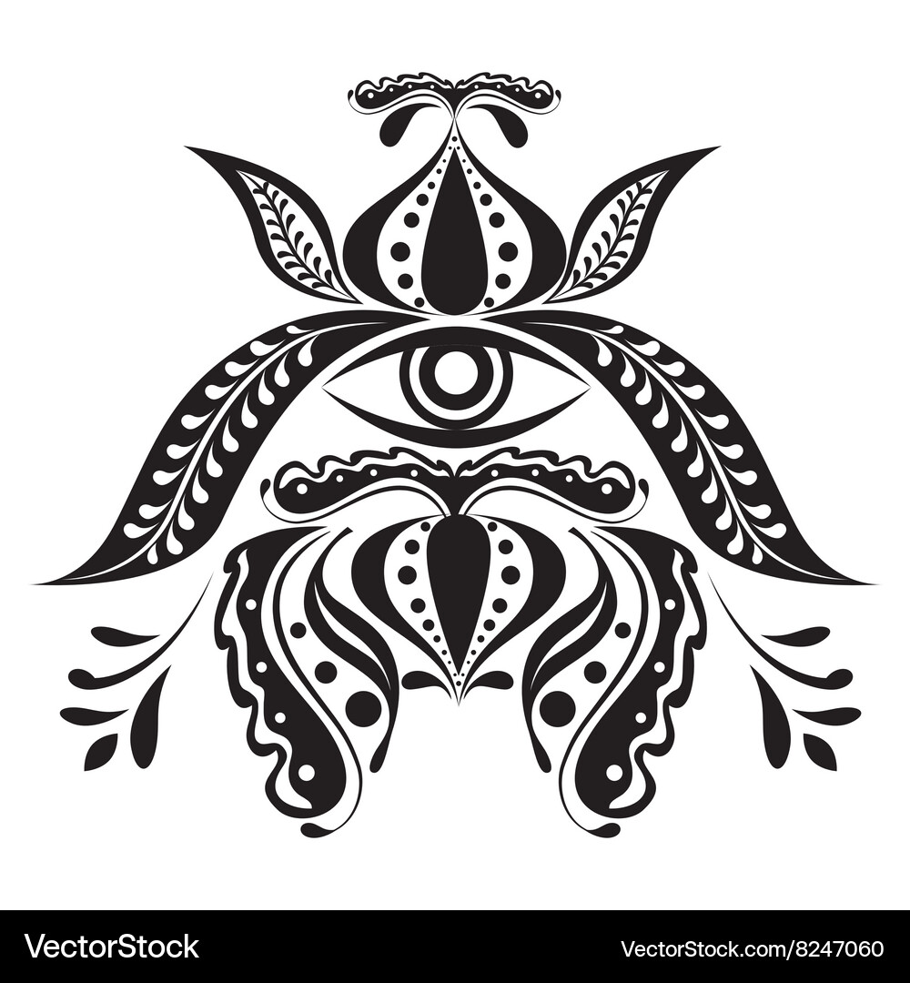 Boho style design Vector Image