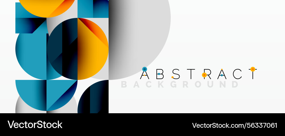 Modern abstract design features overlapping Modern abstract design features overlapping vector image