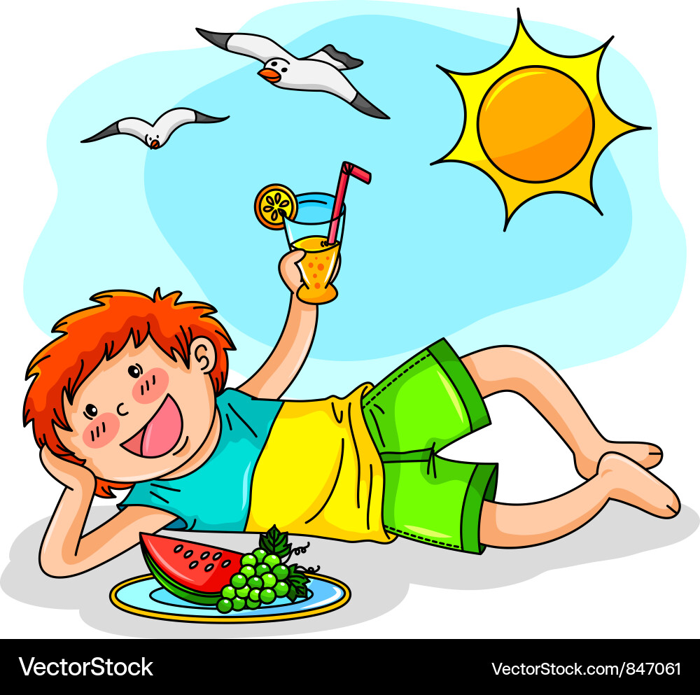 Summer Fun Vacation Vector Image