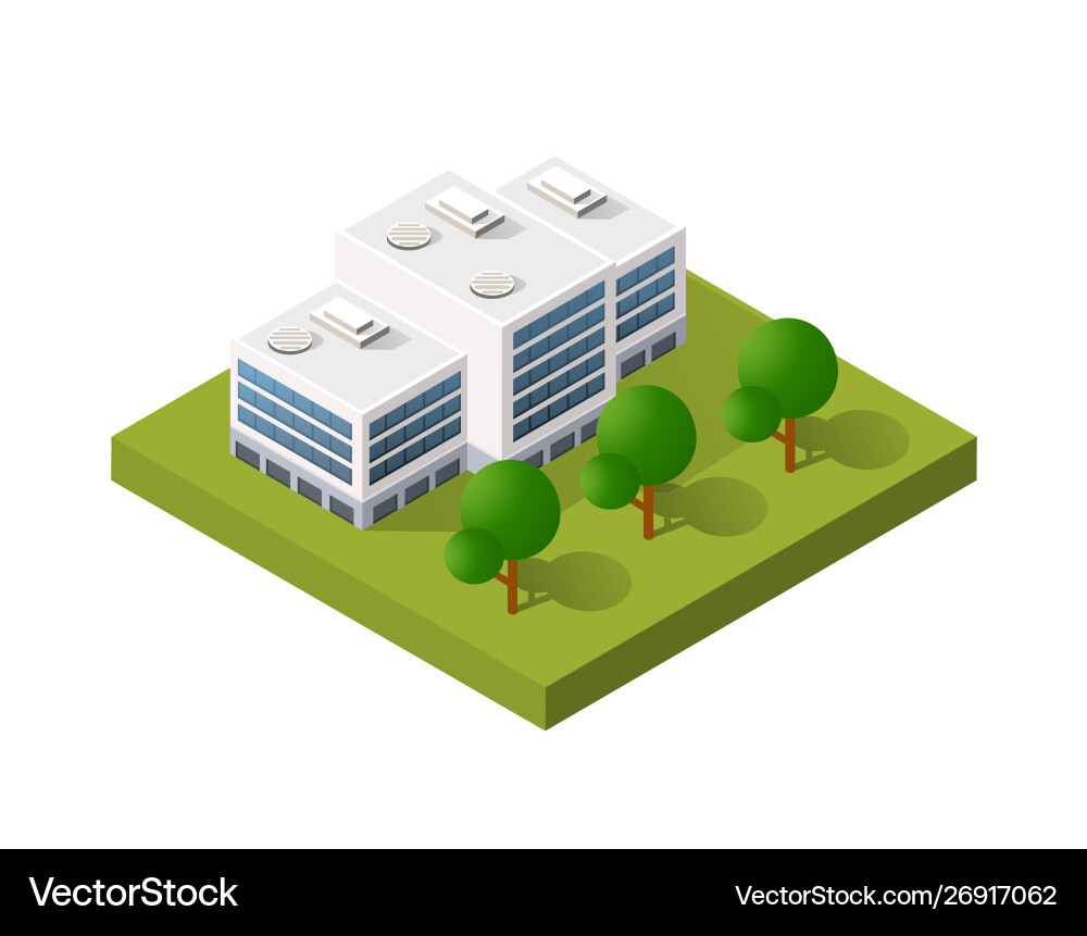 Style flat isometric Style flat isometric vector image