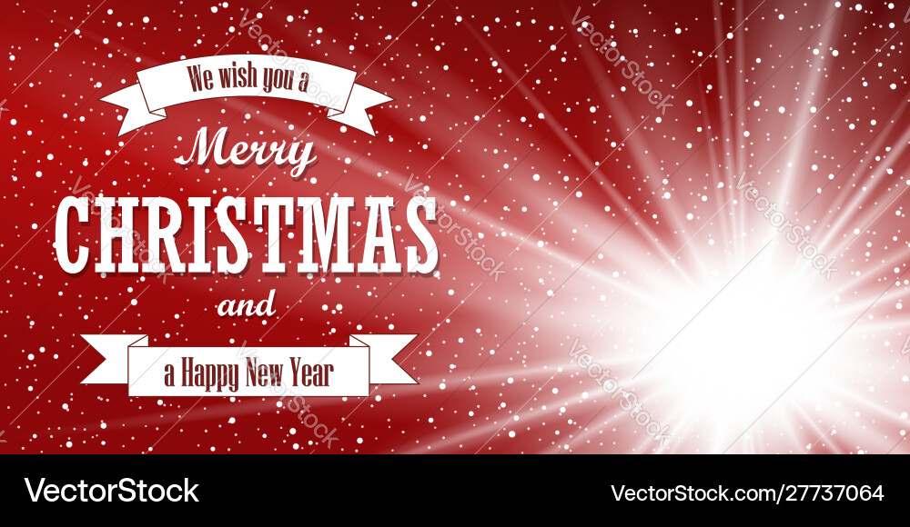Christmas background merry happy Christmas background merry happy vector image