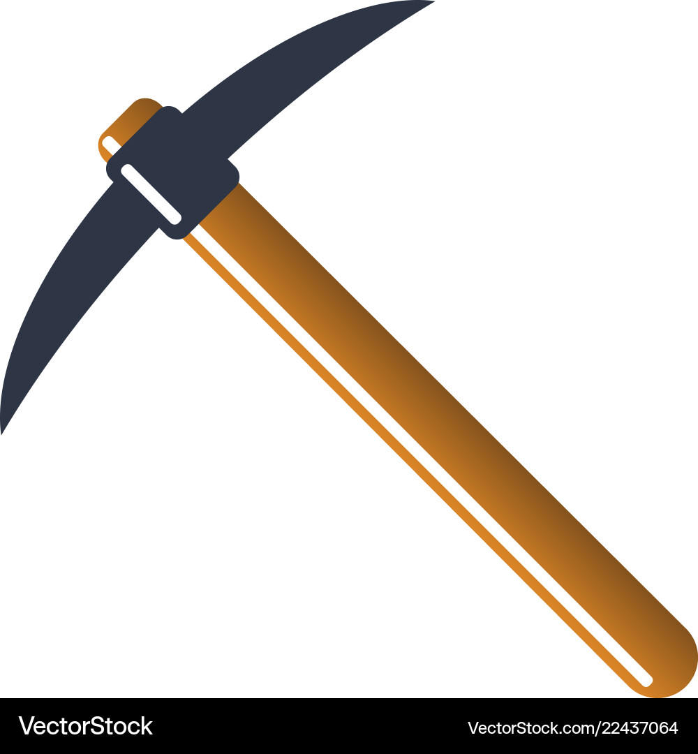 Mining tool graphic design element Mining tool graphic design element vector image
