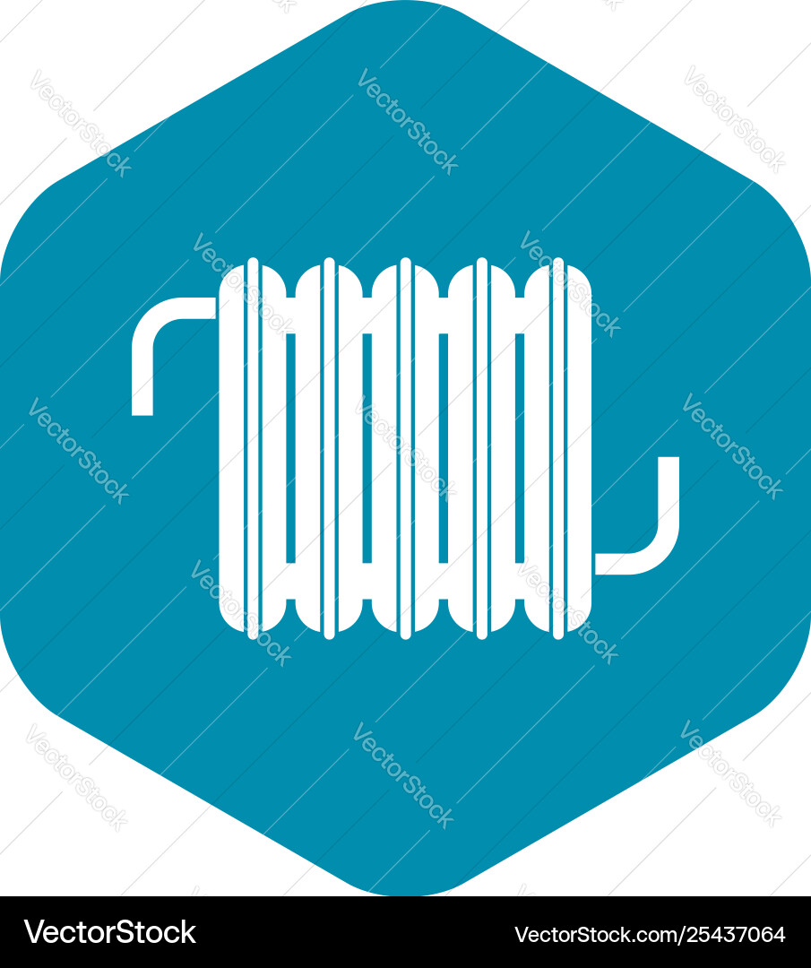 Radiator icon simple style Radiator icon simple style vector image