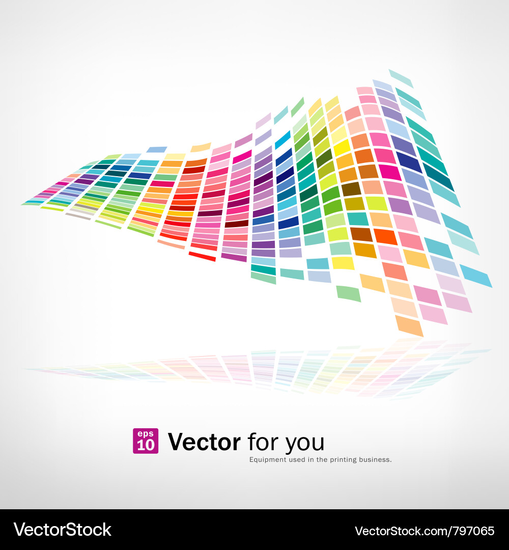 Dynamic Swirl Mosaic Pattern Vector Image
