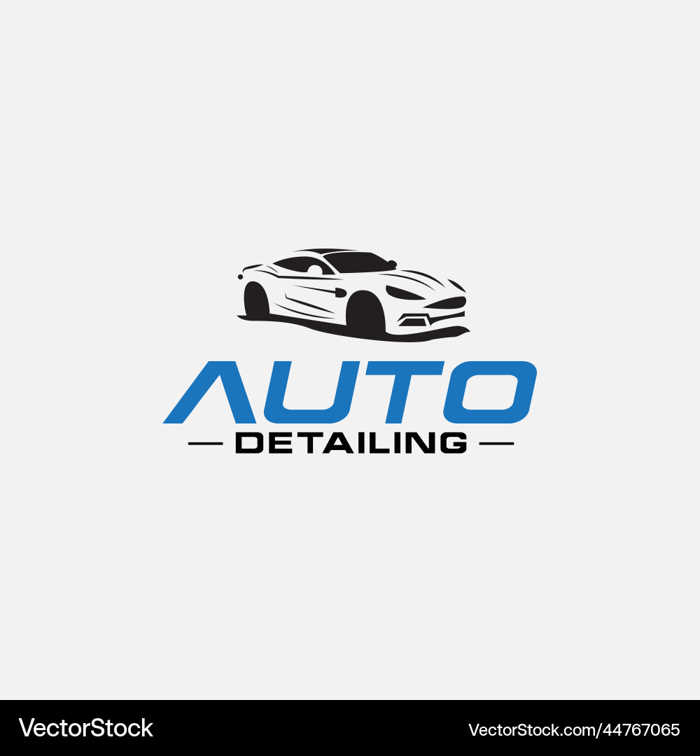 Ford Car Silhouette Logo vector image