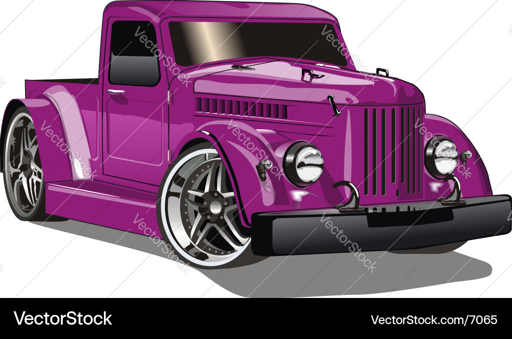 GAZ-69 Hot Rod vector image