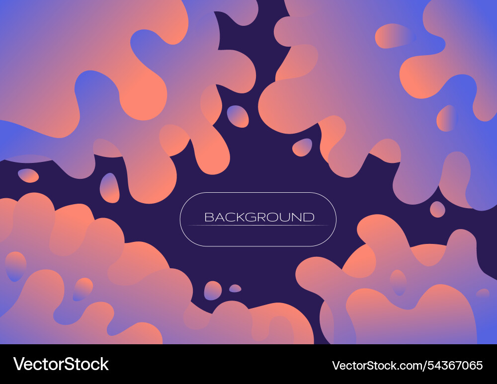 Liquid abstract background place for text Vector Image