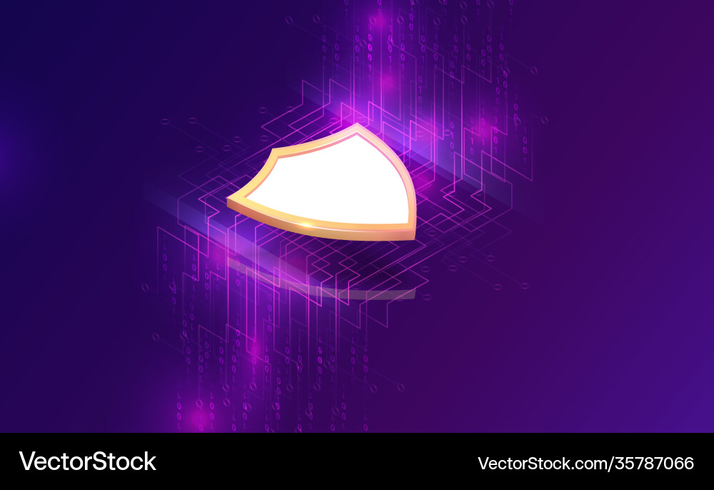 Electronic security business isometric concept Electronic security business isometric concept vector image
