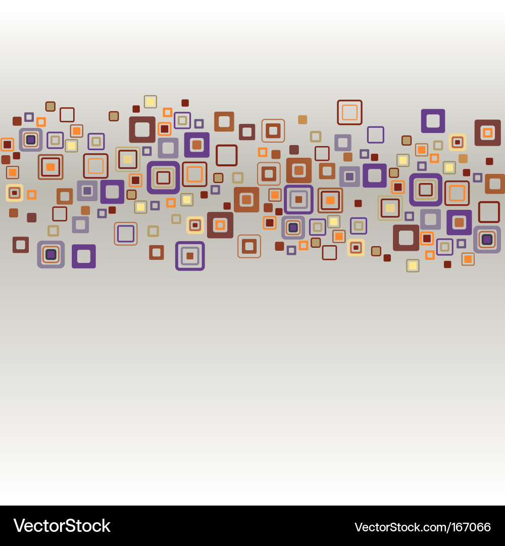 Geometric Square Pattern vector image